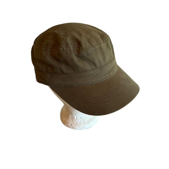 Adidas Olive Green Adjustable Baseball Cap With M Logo - Picture 4 of 7